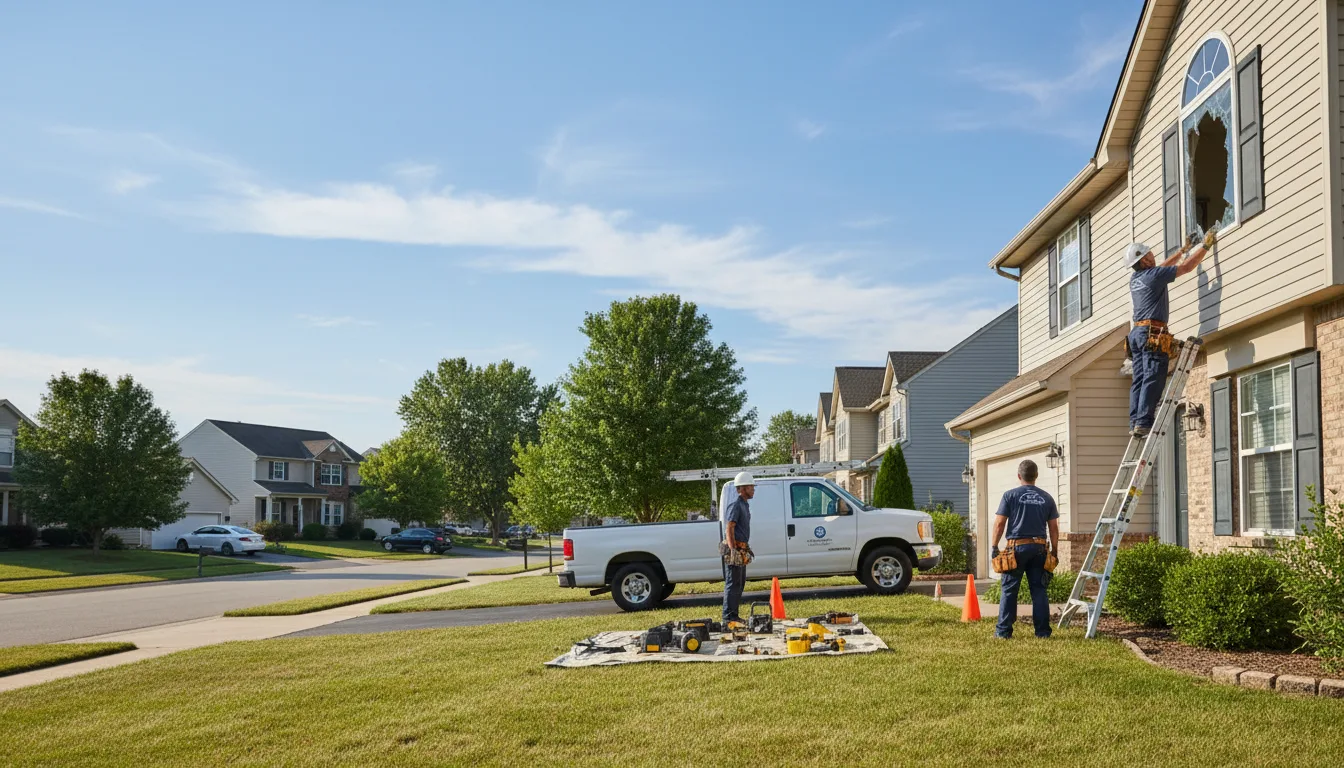 Expert window installer providing residential service in Guys, TN